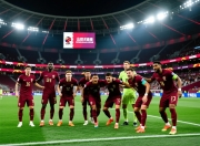 卡塔尔队在欧洲预选赛中艰难晋级