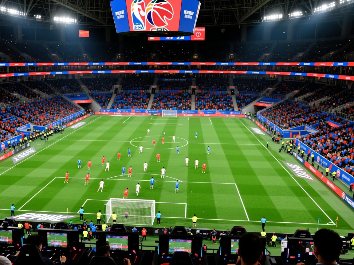 足球比赛盛况空前,球员们拼尽全力 第2张