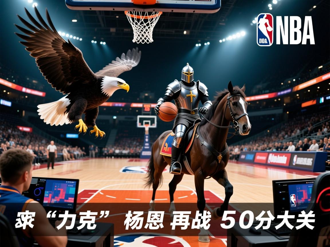 老鹰力克骑士，杨恩再战50分大关  第2张